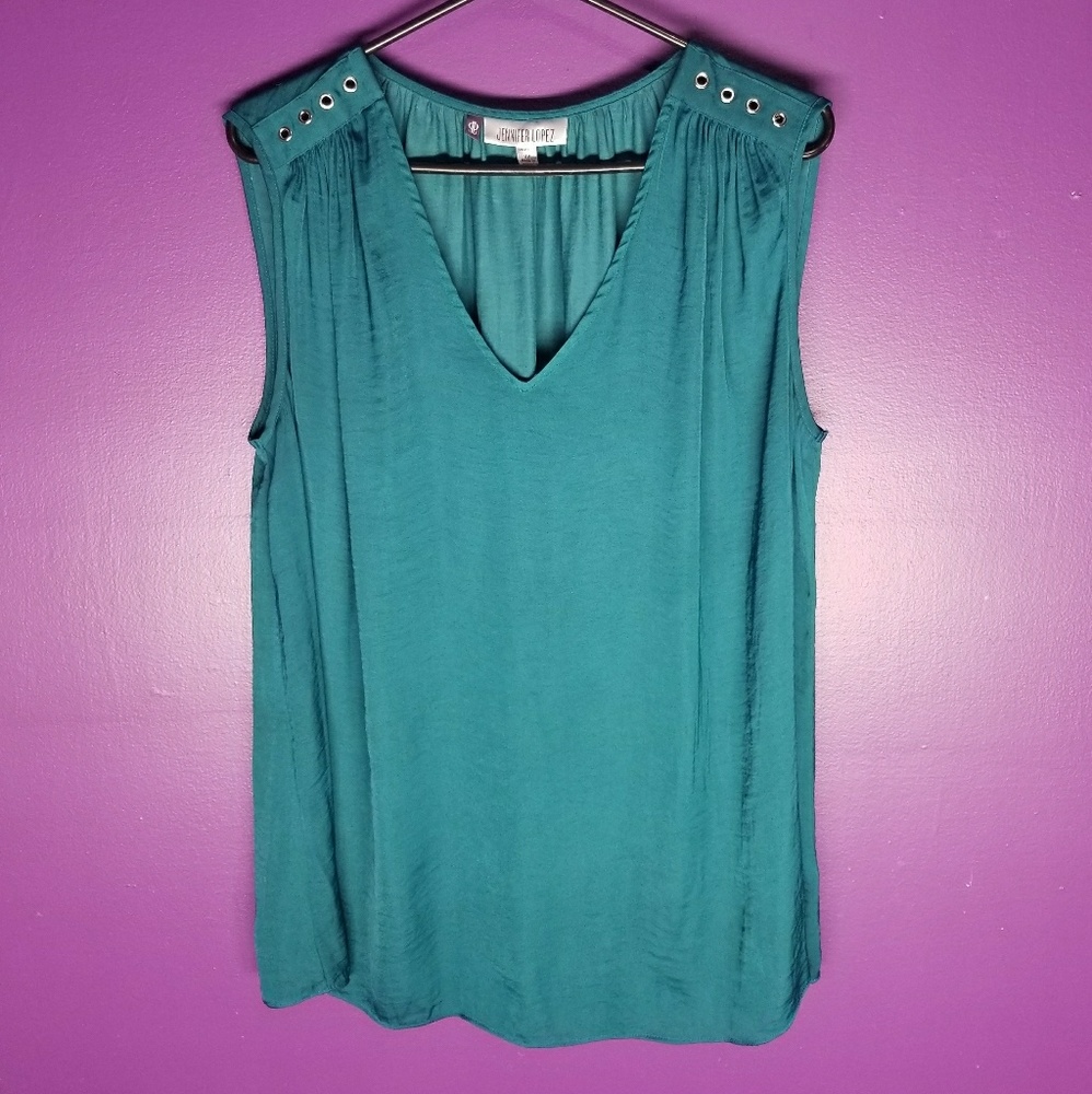 FINAL SALE!! Jennifer Lopez Turquoise Tank Top